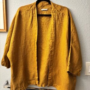 Linenfox Rene Waffle Linen Jacket-S-M